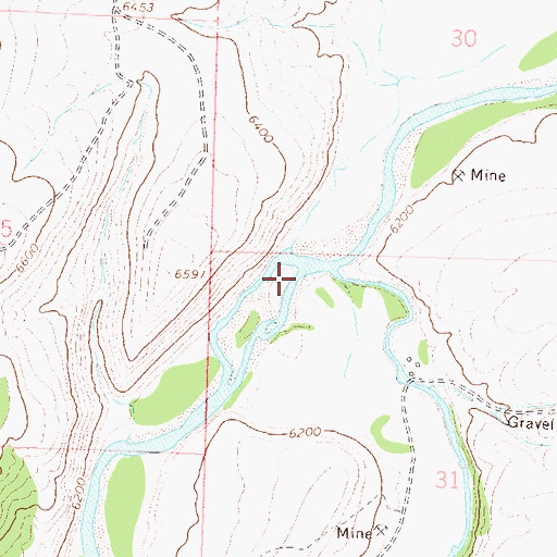 Topographic Map of Williams Fork, CO