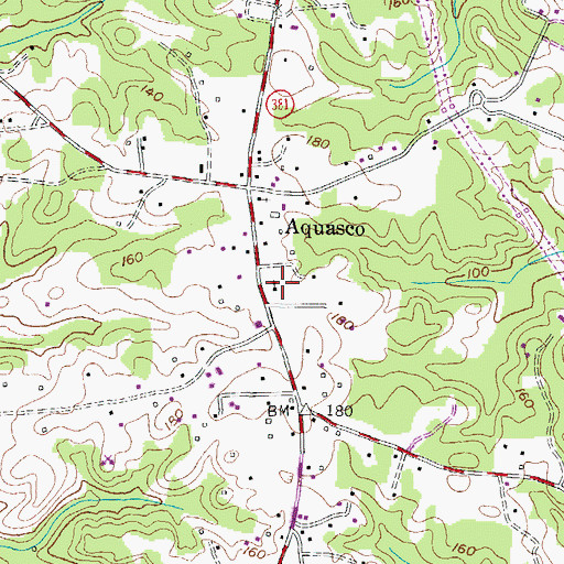 Topographic Map of Saint Dominics Catholic Church, MD