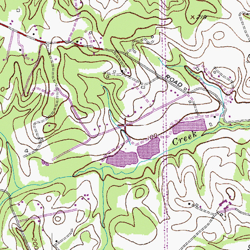 Topographic Map of Windsor Manor, MD