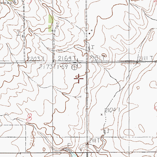Topographic Map of Spring Post Office (historical), MT