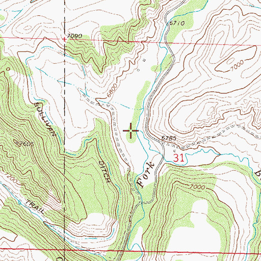 Topographic Map of Beaver Creek, CO