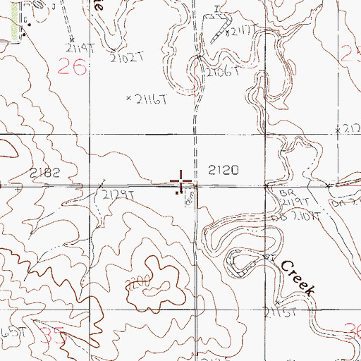 Topographic Map of Mona (historical), MT