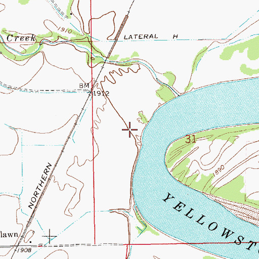 Topographic Map of Fort Gilbert (historical), MT