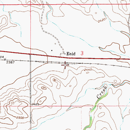 Topographic Map of International Elevator (historical), MT