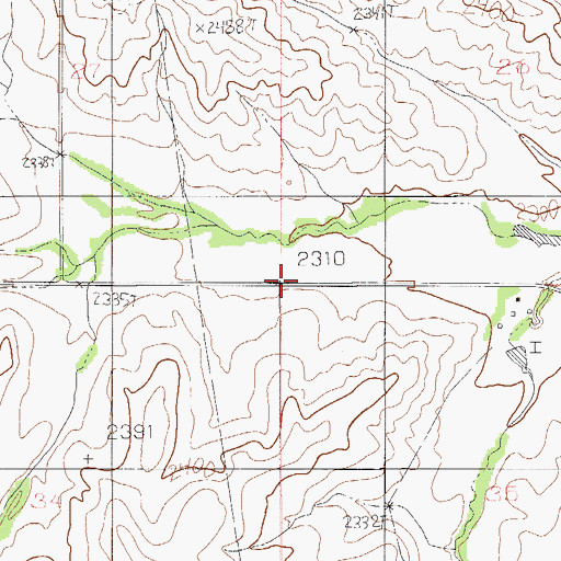 Topographic Map of McKinley School (historical), MT