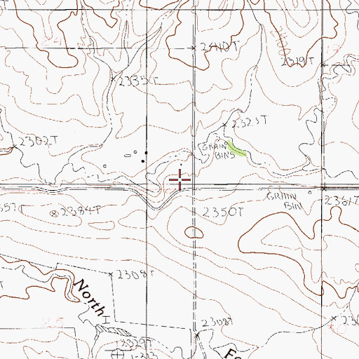 Topographic Map of Rosaaen School (historical), MT