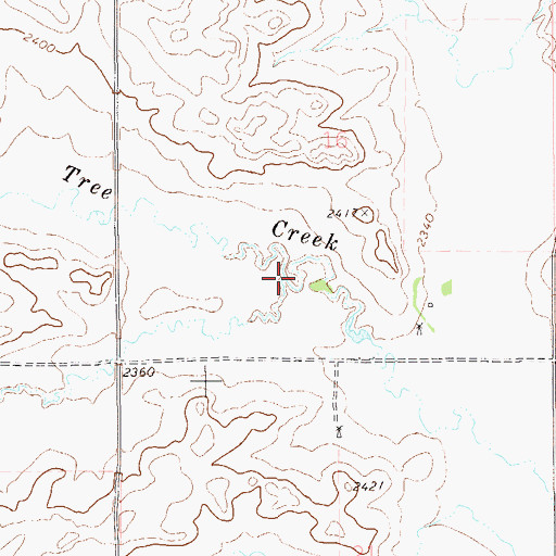Topographic Map of Elkhorn Coulee, MT