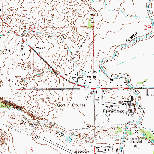 Topographic Map of Jehovah's Witnesses, MT