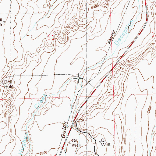 Topographic Map of Pine Tree Gulch, CO