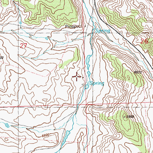 Topographic Map of Shelton Ranch, CO