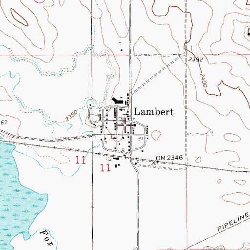 Topographic Map of Historical Society Museum, MT