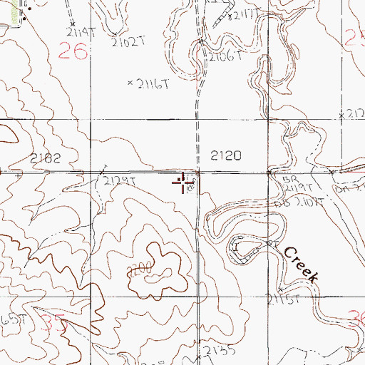 Topographic Map of Mona Cemetery, MT