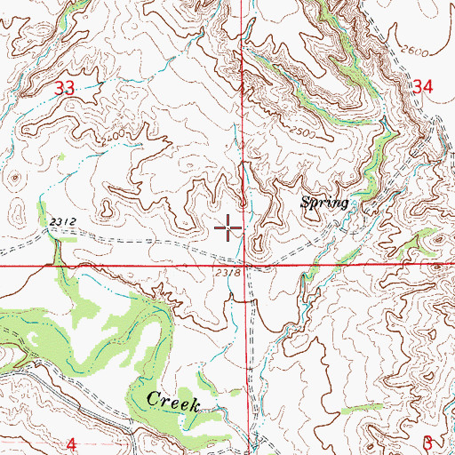 Topographic Map of Reeta Post Office (historical), MT