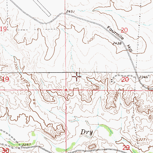 Topographic Map of Landtsheim (historical), MT