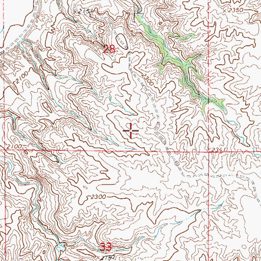 Topographic Map of Lufboro (historical), MT