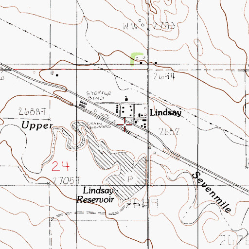 Topographic Map of Farmers Elevator, MT
