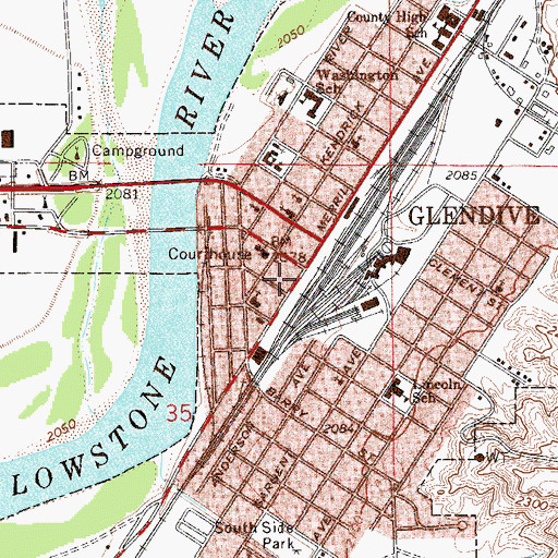 Topographic Map of Community Park, MT