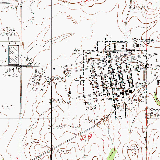 Topographic Map of Christian Science Church (historical), MT