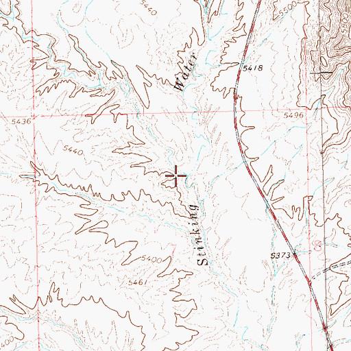 Topographic Map of Coal Oil Gulch, CO