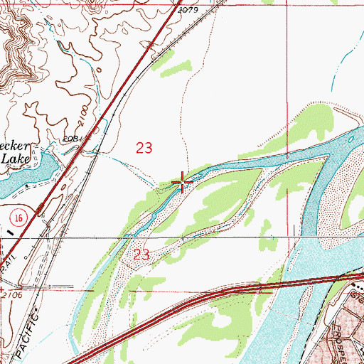 Topographic Map of Crisafulli Creek, MT