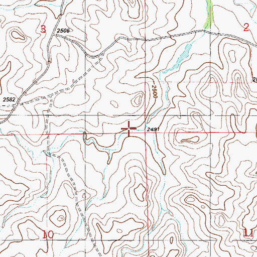 Topographic Map of Argenbright School (historical), MT