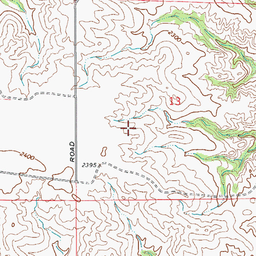 Topographic Map of District Two School (historical), MT