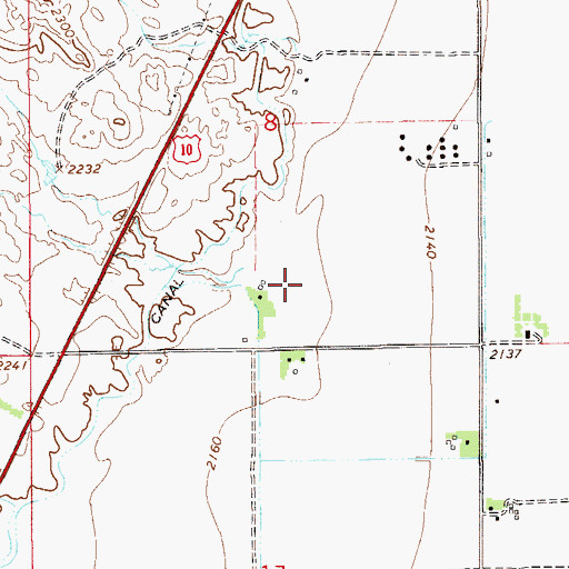 Topographic Map of Dreyer School (historical), MT