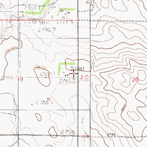 Topographic Map of Kolberg School (historical), MT