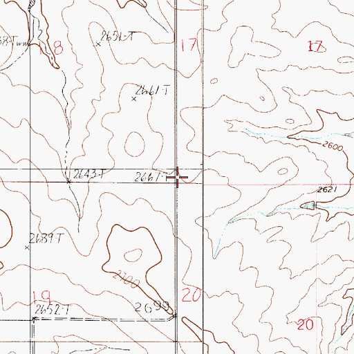 Topographic Map of Lone Tree School (historical), MT