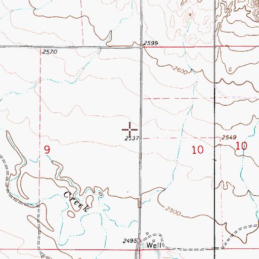 Topographic Map of Mallett School (historical), MT