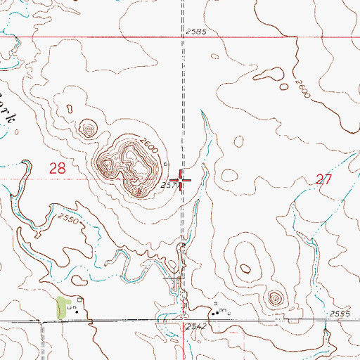 Topographic Map of Muldoon School (historical), MT