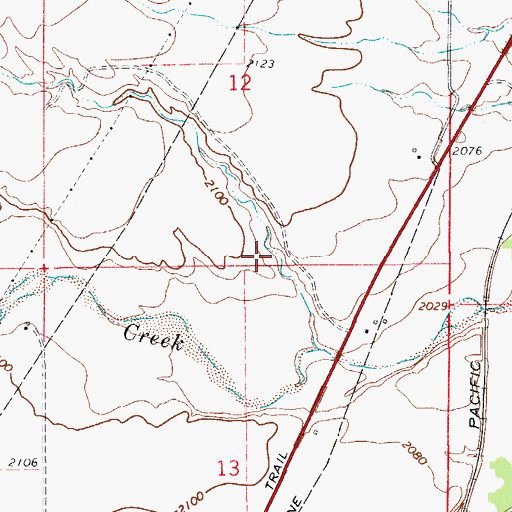 Topographic Map of Rong School (historical), MT