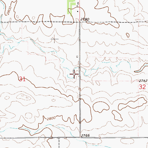 Topographic Map of Strapp School (historical), MT