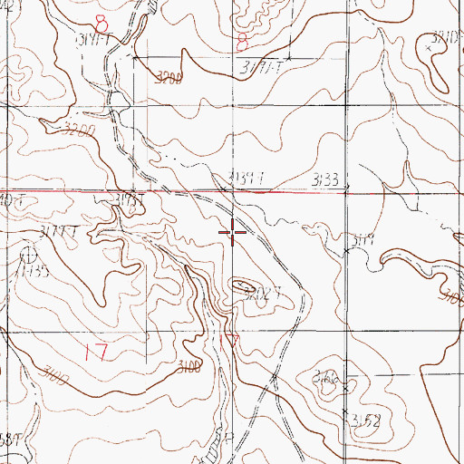 Topographic Map of Summit School (historical), MT