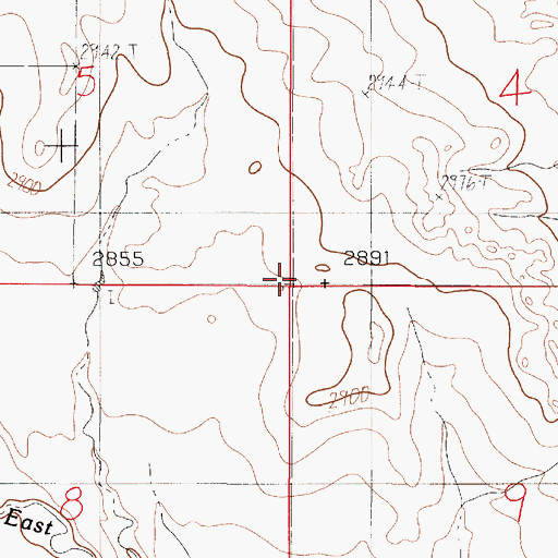 Topographic Map of Washington School (historical), MT