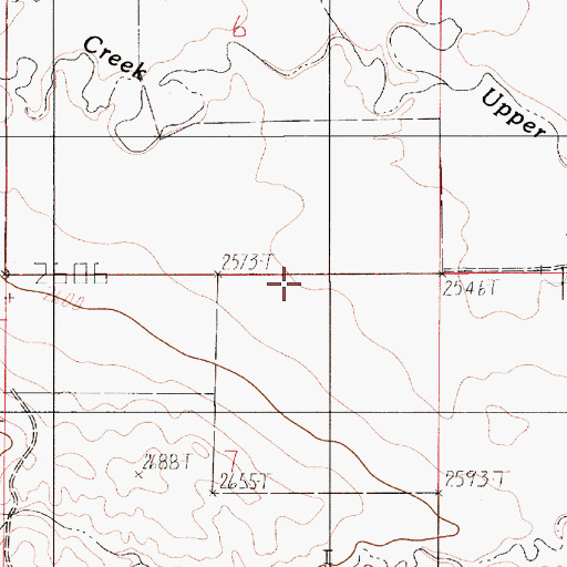 Topographic Map of White Star School (historical), MT