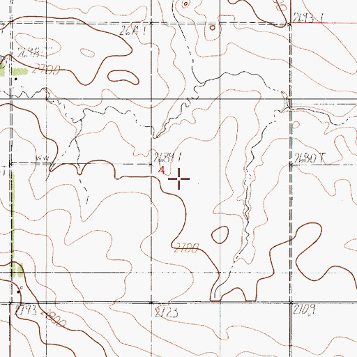 Topographic Map of Wilson School (historical), MT