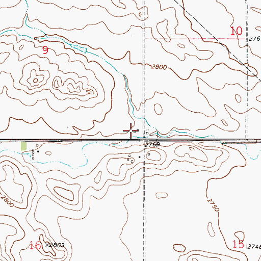 Topographic Map of Ziegler School (historical), MT