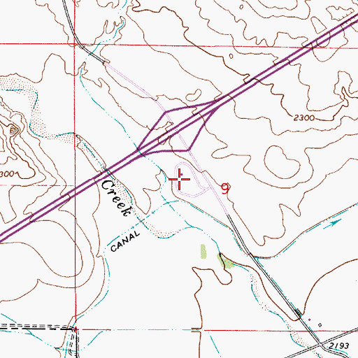 Topographic Map of Yellowstone River Historical Marker, MT