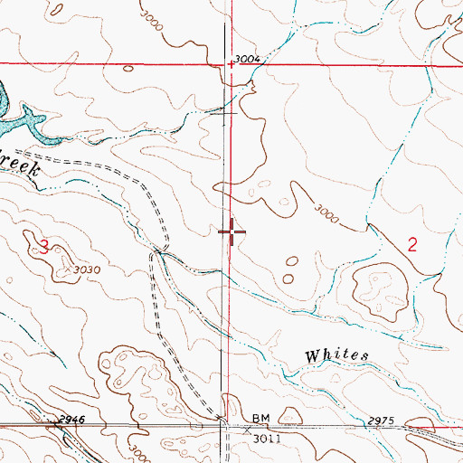 Topographic Map of De Grand Post Office (historical), MT