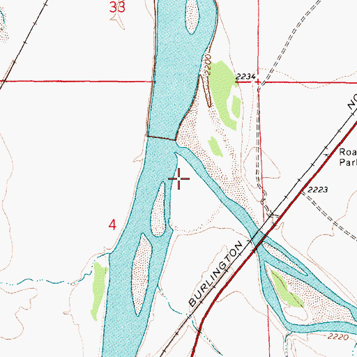 Topographic Map of Townsend Stage Station (historical), MT