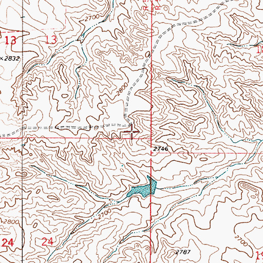 Topographic Map of McKay Post Office (historical), MT