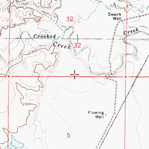 Topographic Map of Calypso School (historical), MT