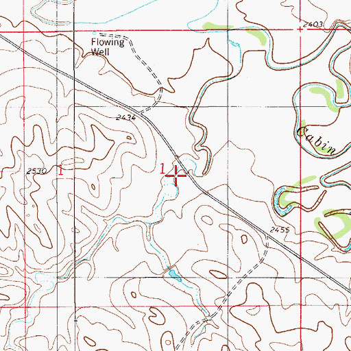 Topographic Map of G G Strobel School (historical), MT