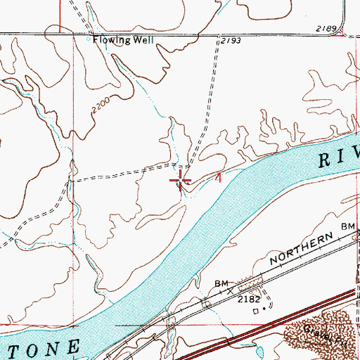 Topographic Map of Haley School (historical), MT