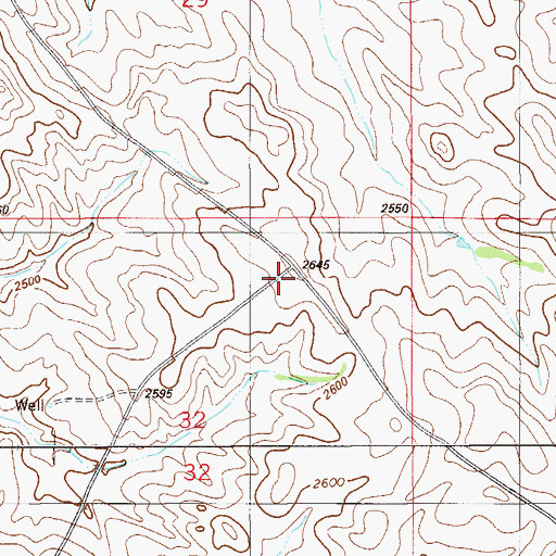 Topographic Map of Irion School (historical), MT