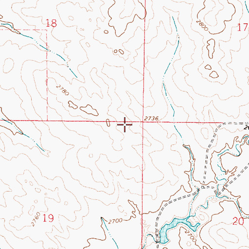 Topographic Map of Naasz School (historical), MT
