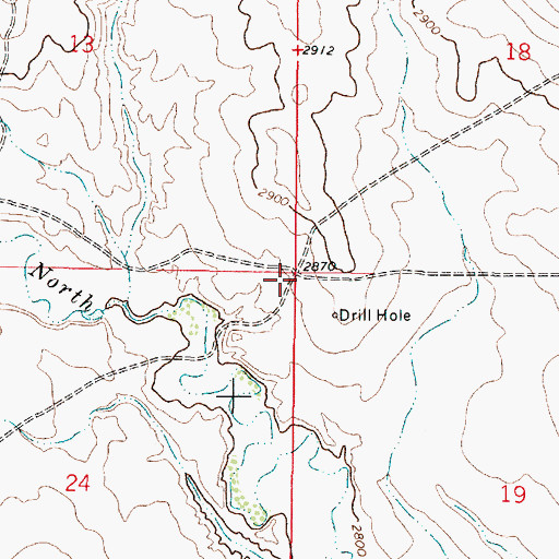 Topographic Map of Rapos School (historical), MT