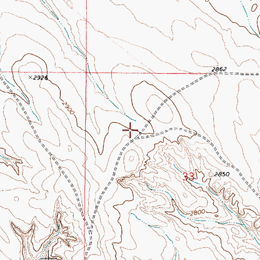 Topographic Map of Rundel School (historical), MT