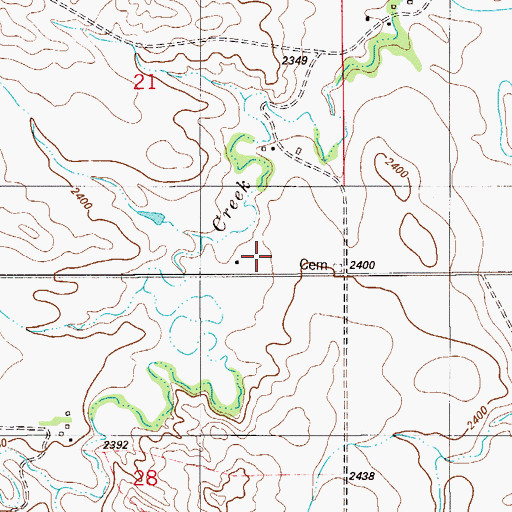 Topographic Map of Strobel School (historical), MT